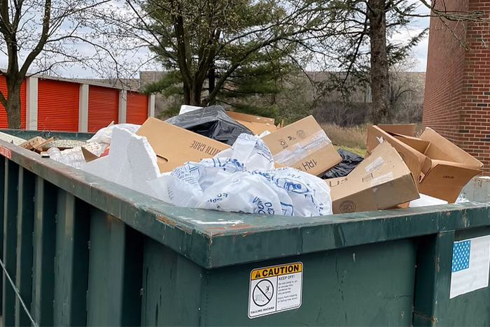 High Road Junk Removal Dumpster